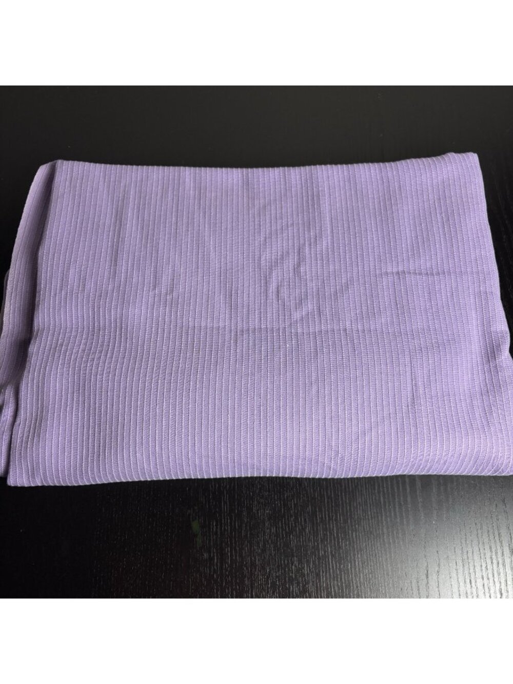 Vintage 70s SEARS Toughcord Purple Ribbed Twin Size Bedspread Blanket